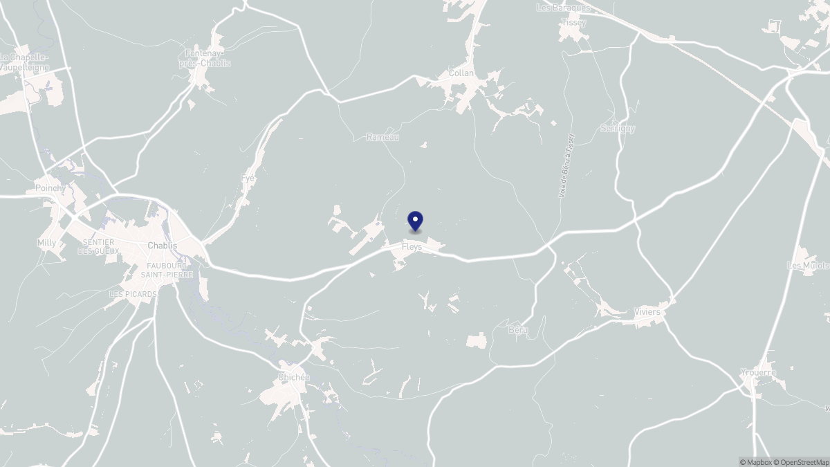 Aperçu cartographique de Fleys, centré sur la commune