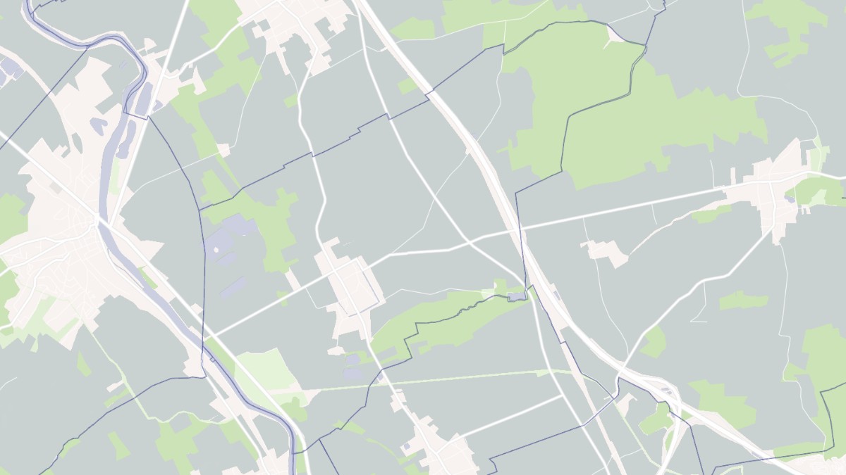 Aperçu cartographique de Gisy-les-Nobles, centré sur la commune