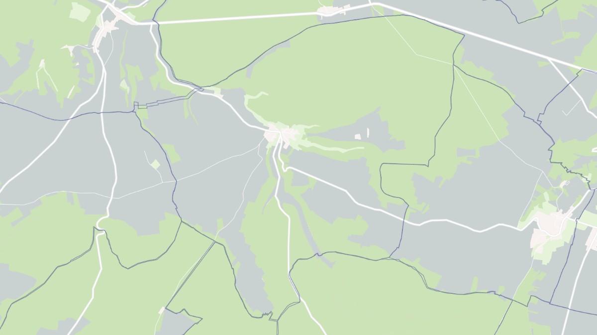 Aperçu cartographique de Gland, centré sur la commune