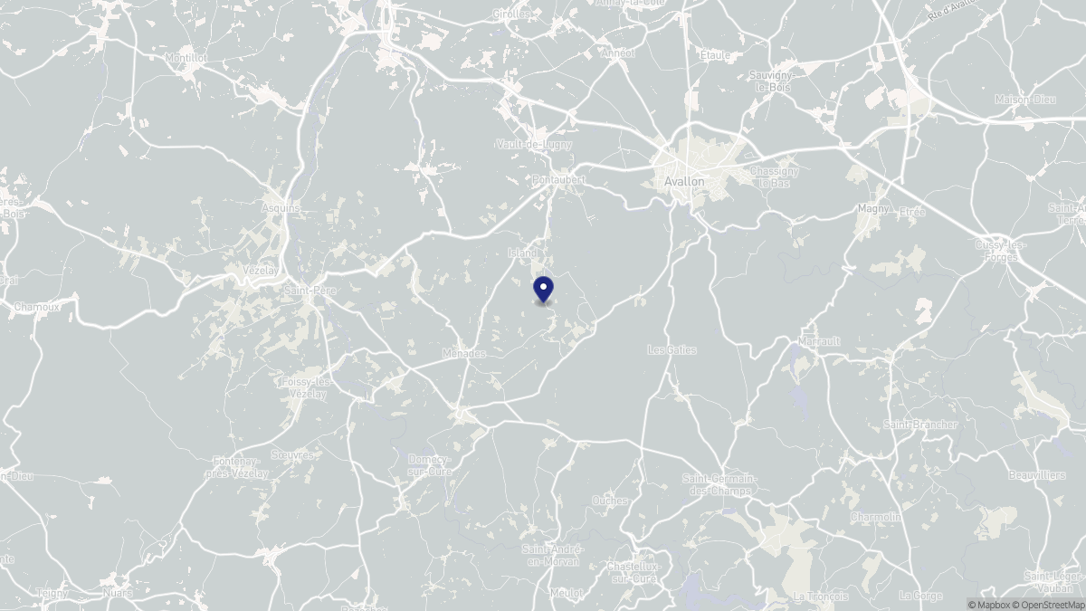 Aperçu cartographique de Island, centré sur la commune