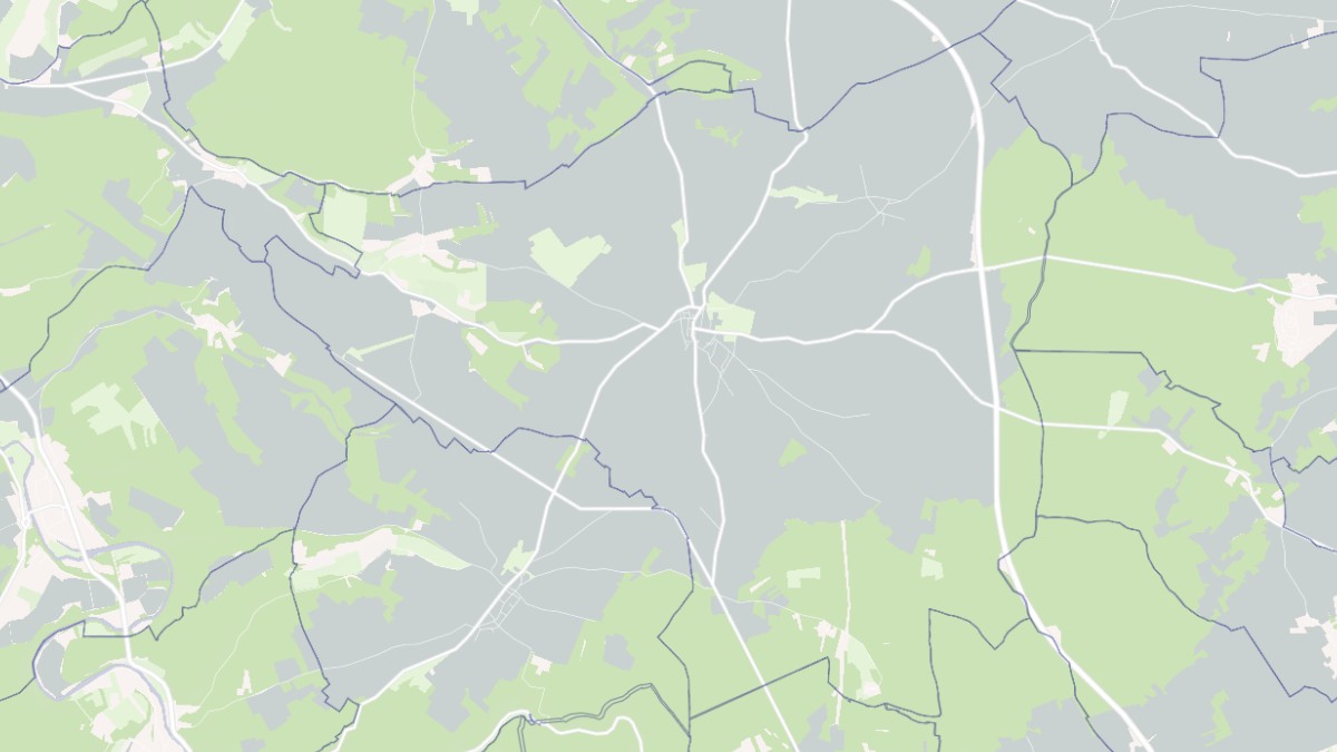 Aperçu cartographique de Joux-la-Ville, centré sur la commune