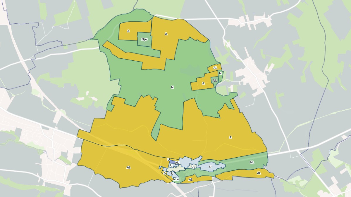 Aperçu cartographique de Malay-le-Petit, centré sur la commune