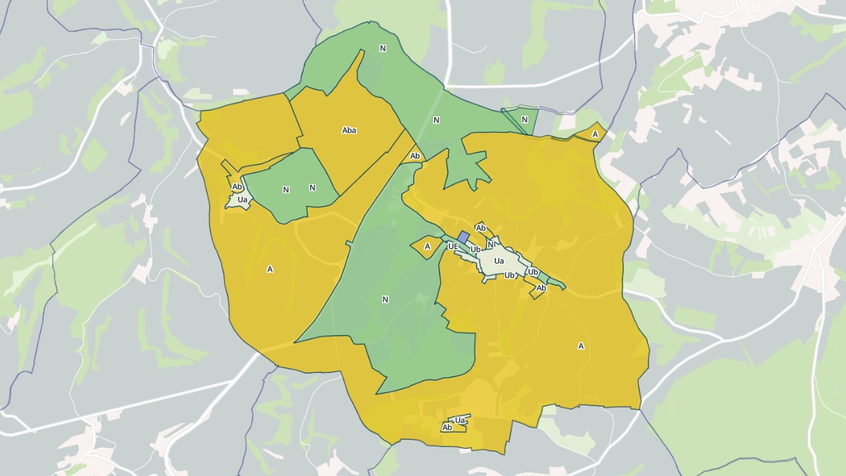 Aperçu cartographique de Migé, centré sur la commune