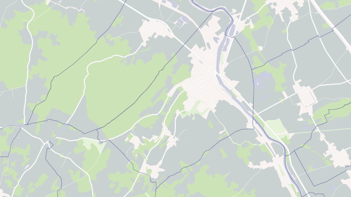 Aperçu cartographique de Pont-sur-Yonne, centré sur la commune