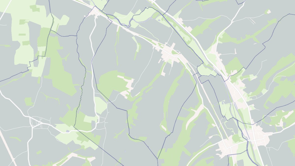 Aperçu cartographique de Roffey, centré sur la commune