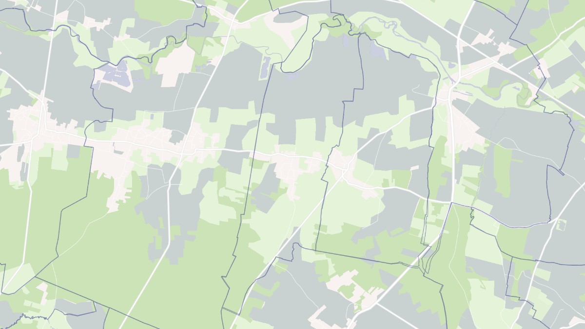 Aperçu cartographique de Rouvray, centré sur la commune
