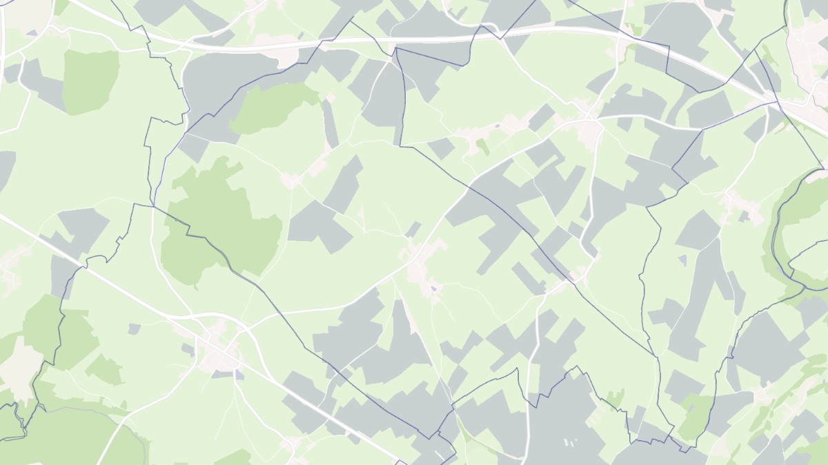 Aperçu cartographique de Saint-André-en-Terre-Plaine, centré sur la commune