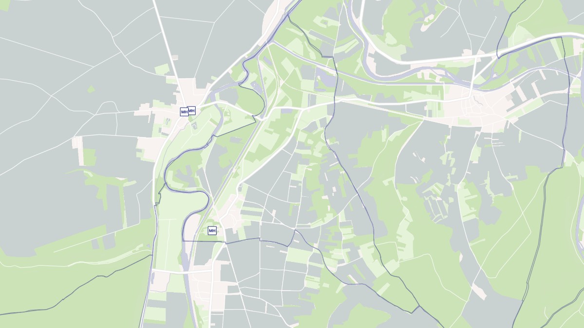 Aperçu cartographique de Sainte-Pallaye, centré sur la commune