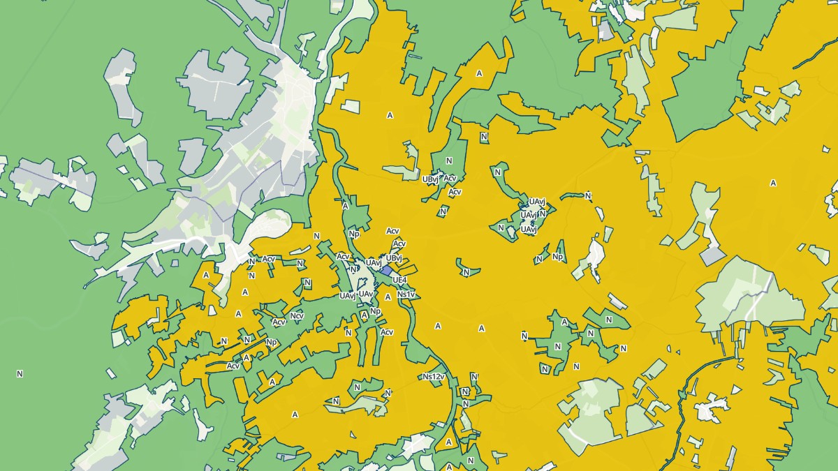 Aperçu cartographique de Saint-Père, centré sur la commune