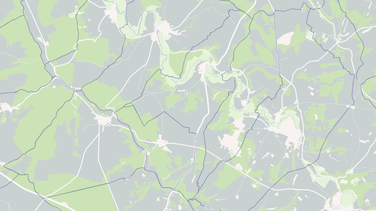 Aperçu cartographique de Sainte-Vertu, centré sur la commune