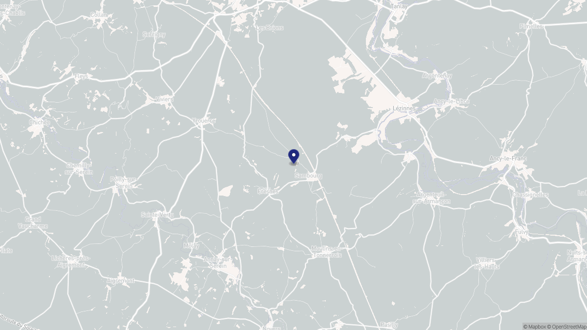 Aperçu cartographique de Sambourg, centré sur la commune