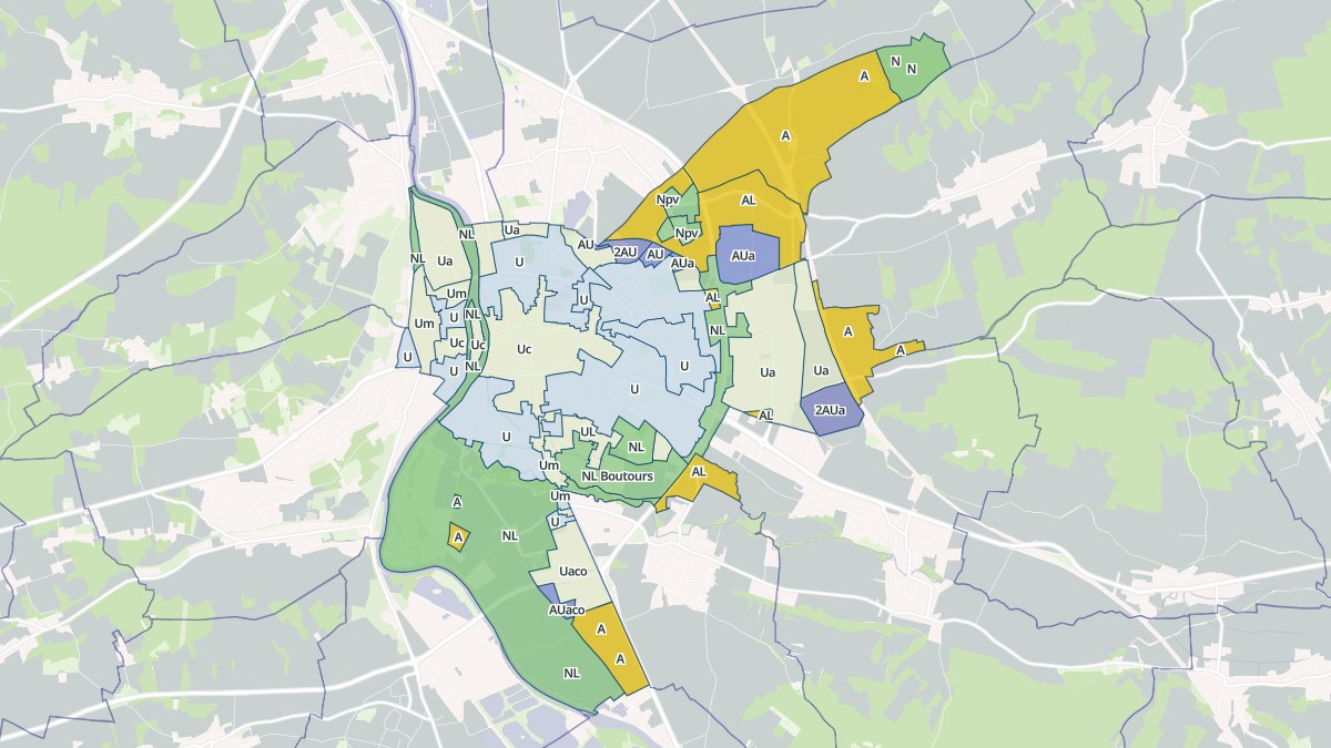 Aperçu cartographique de Sens, centré sur la commune