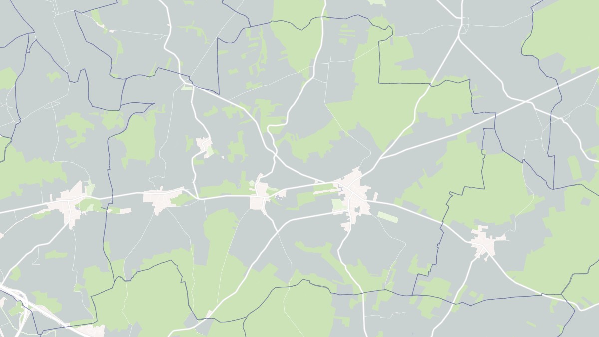 Aperçu cartographique de Thorigny-sur-Oreuse, centré sur la commune