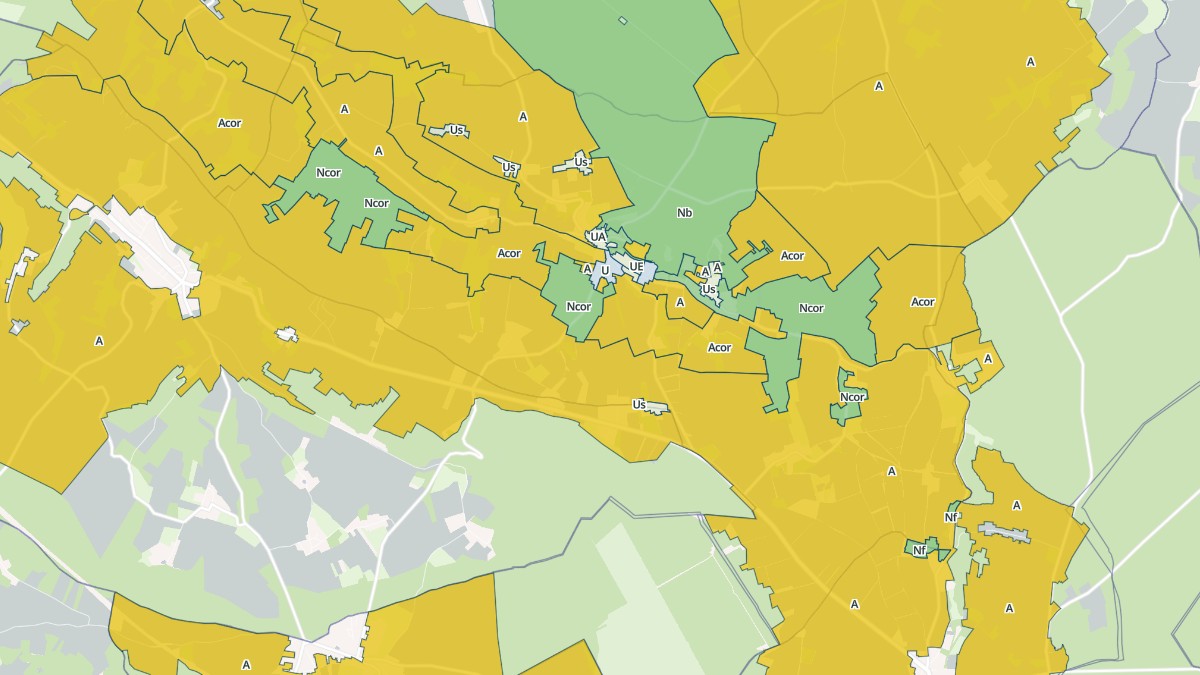 Aperçu cartographique de Vaudeurs, centré sur la commune