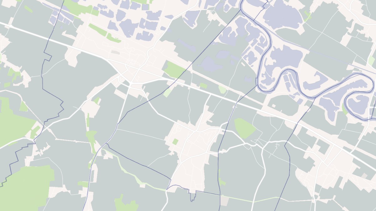 Aperçu cartographique de Villeblevin, centré sur la commune