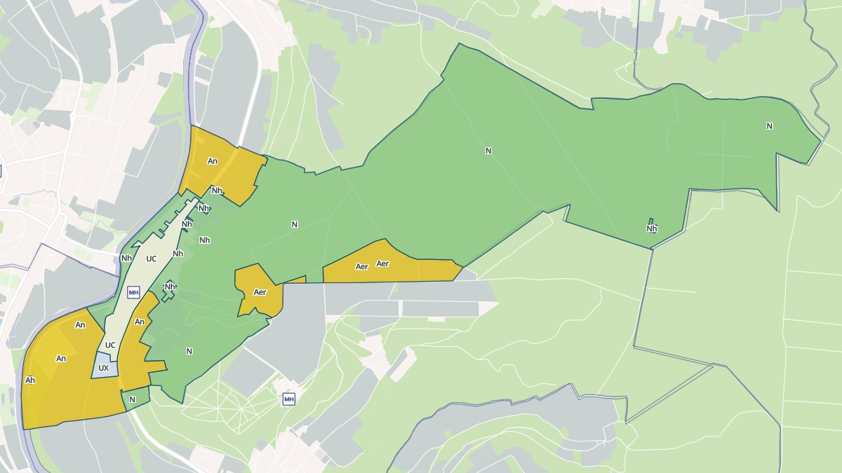 Aperçu cartographique de Villevallier, centré sur la commune
