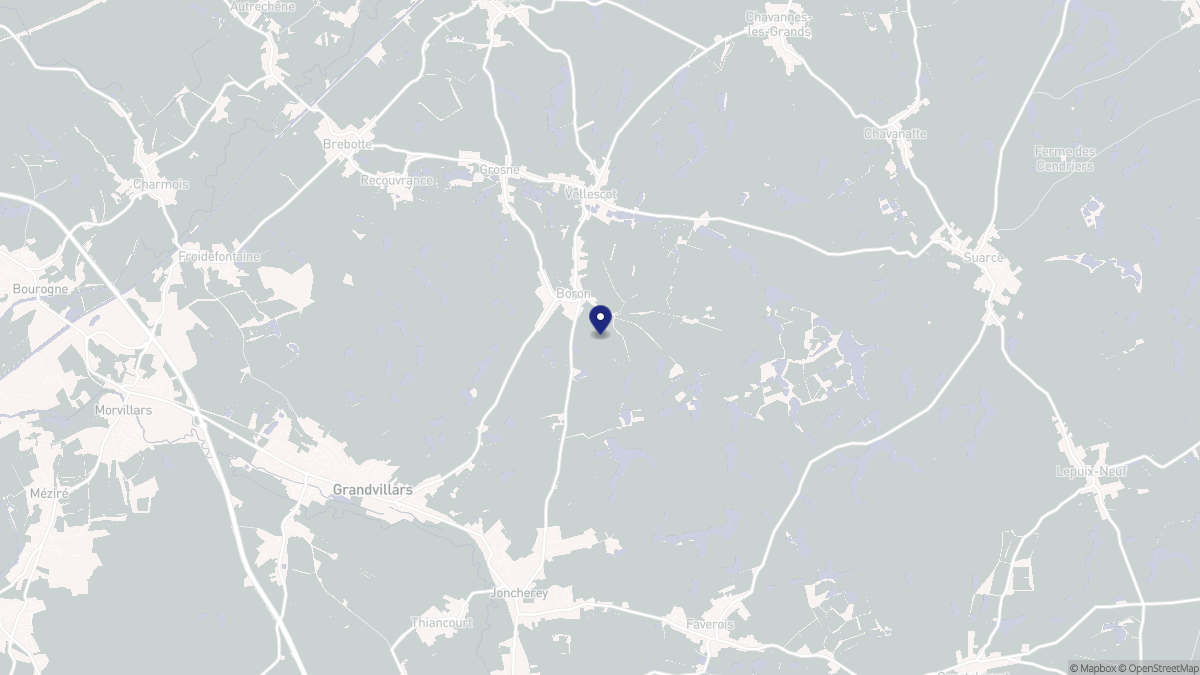 Aperçu cartographique de Boron, centré sur la commune