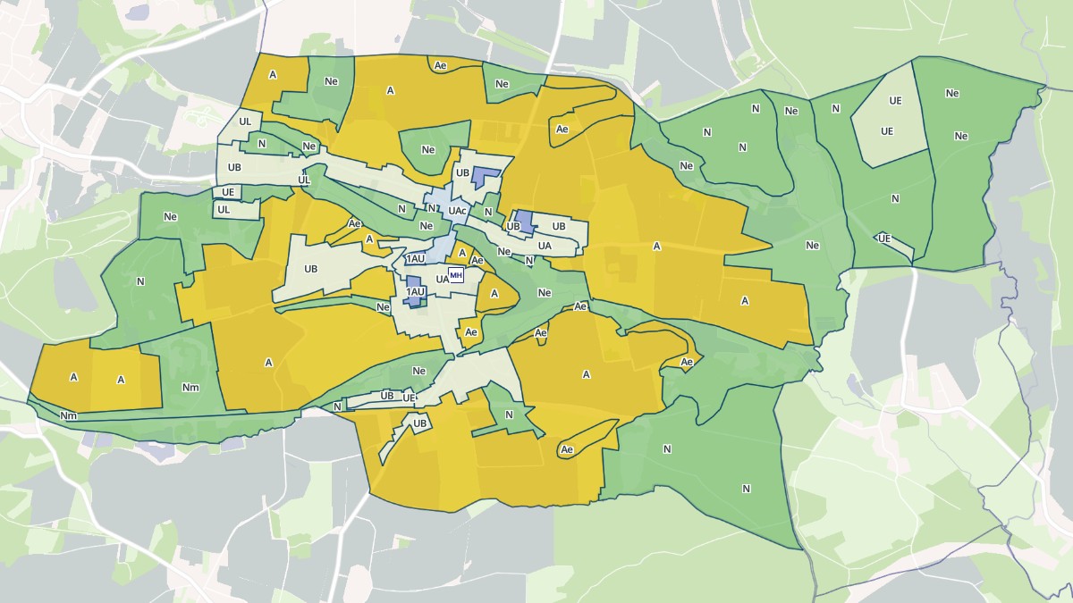 Aperçu cartographique de Chèvremont, centré sur la commune