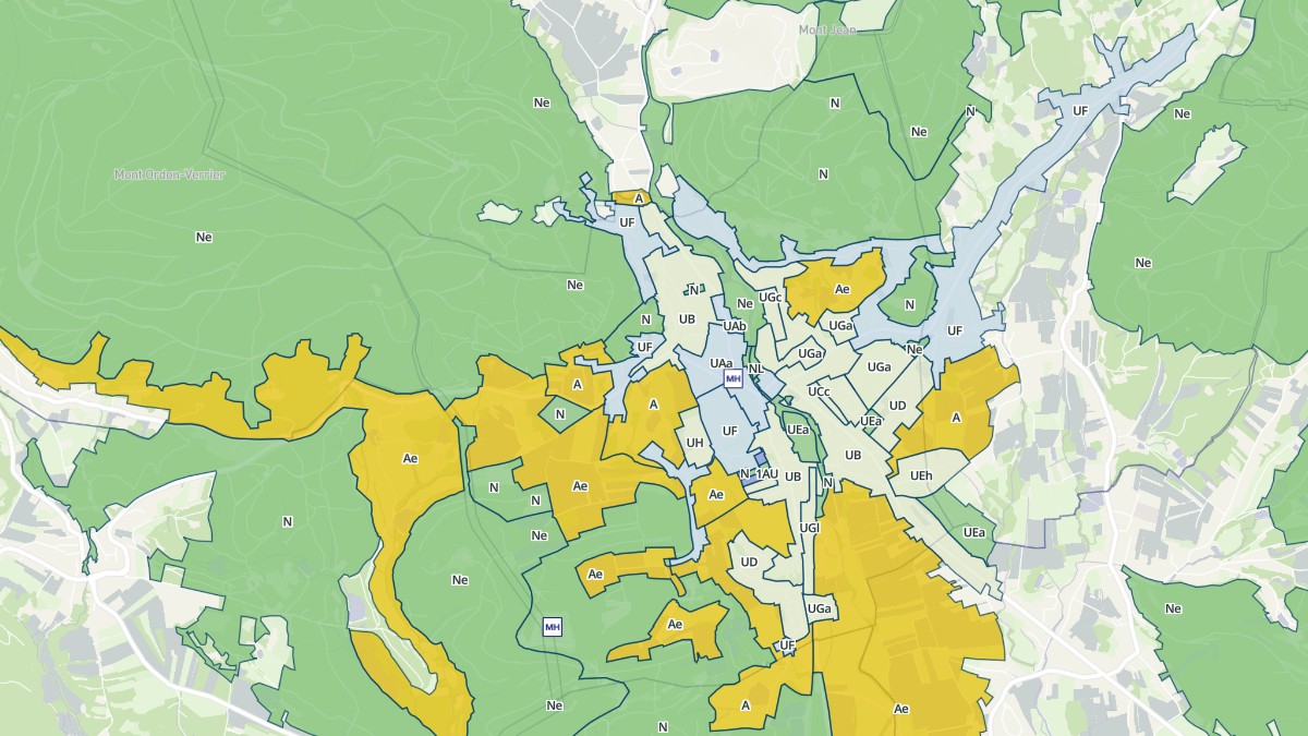 Aperçu cartographique de Giromagny, centré sur la commune