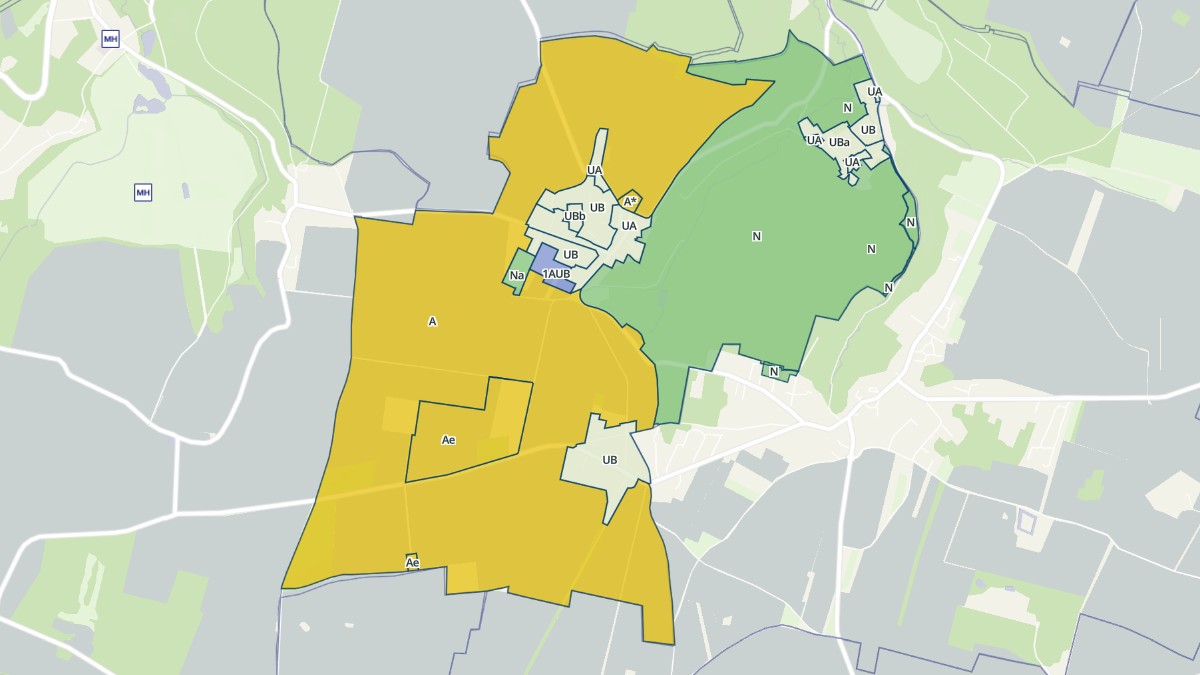 Aperçu cartographique de Boullay-les-Troux, centré sur la commune
