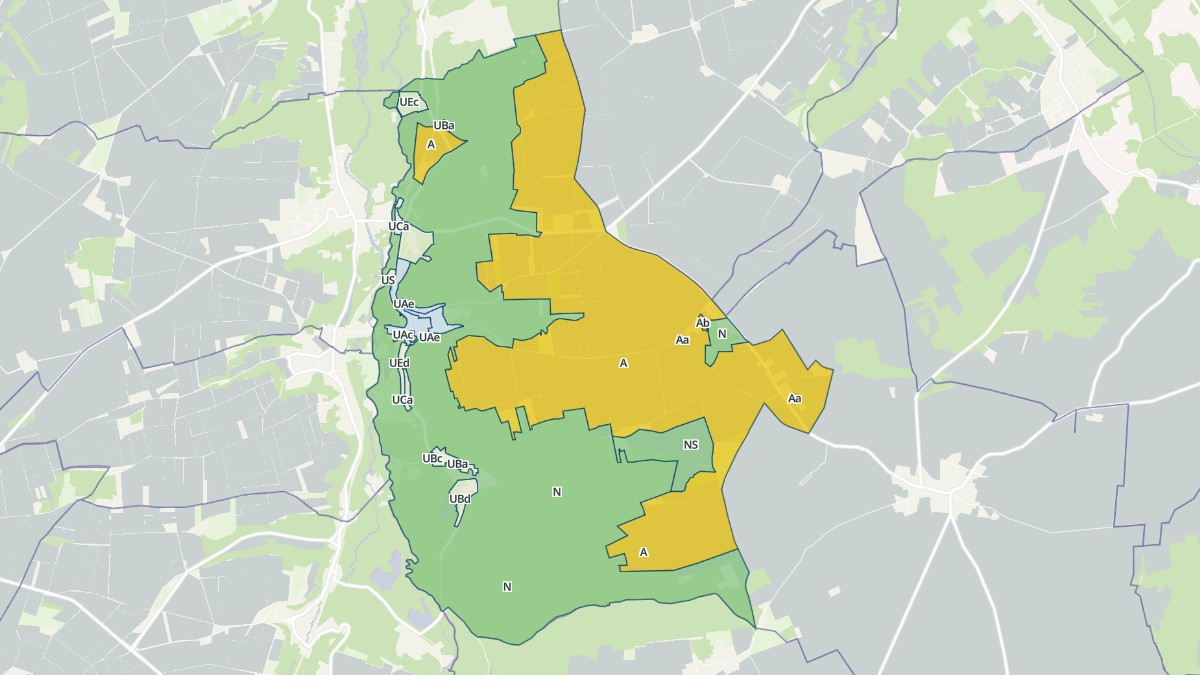 Aperçu cartographique de Buno-Bonnevaux, centré sur la commune