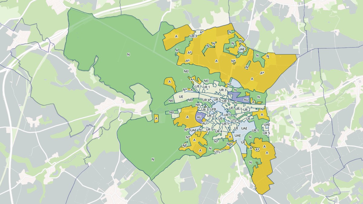 Aperçu cartographique de Dourdan, centré sur la commune