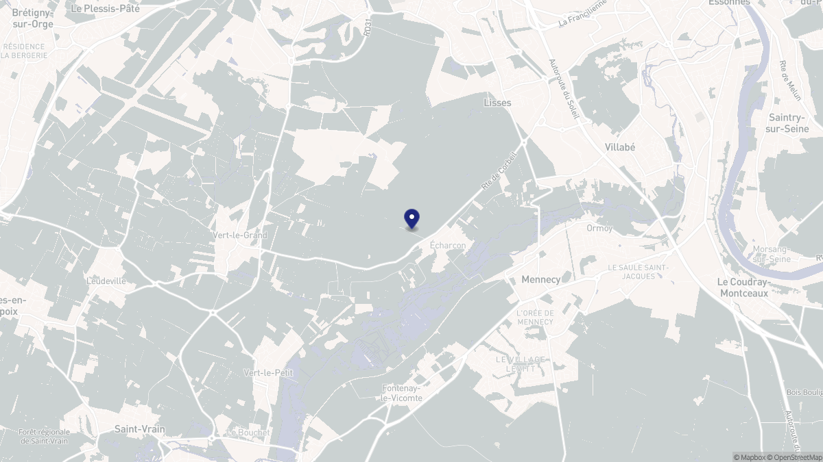 Aperçu cartographique de Écharcon, centré sur la commune