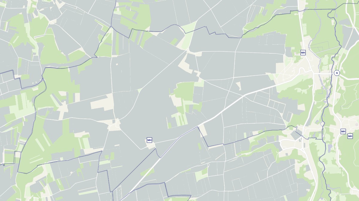 Aperçu cartographique de Gironville-sur-Essonne, centré sur la commune
