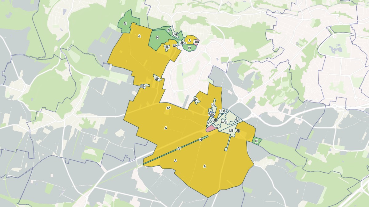 Aperçu cartographique de Gometz-la-Ville, centré sur la commune