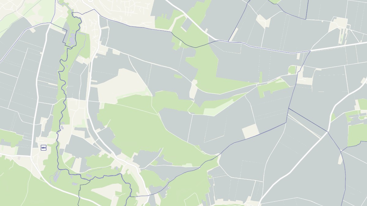 Aperçu cartographique de Guigneville-sur-Essonne, centré sur la commune
