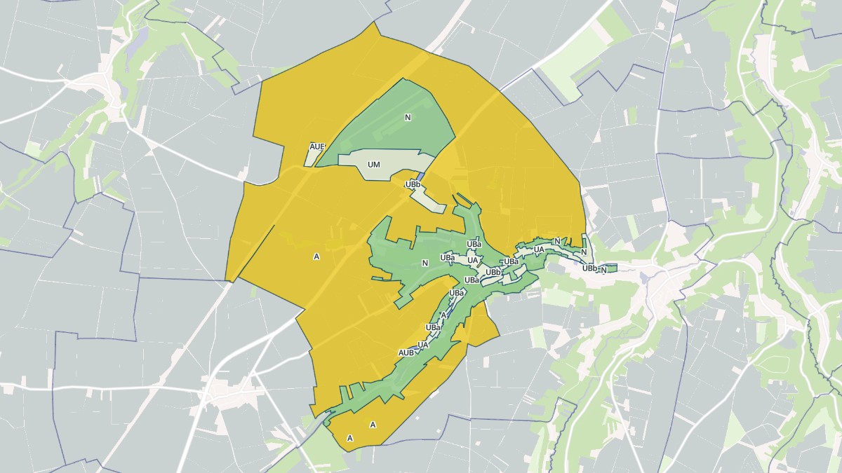 Aperçu cartographique de Guillerval, centré sur la commune