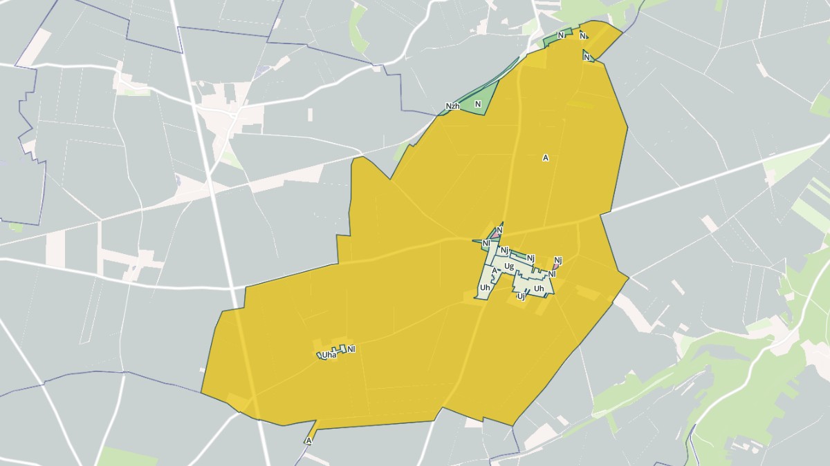 Aperçu cartographique de Mérobert, centré sur la commune