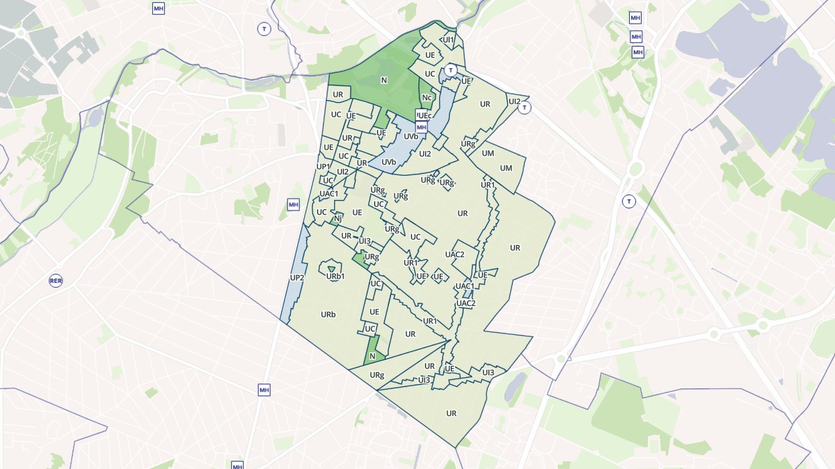Aperçu cartographique de Morsang-sur-Orge, centré sur la commune