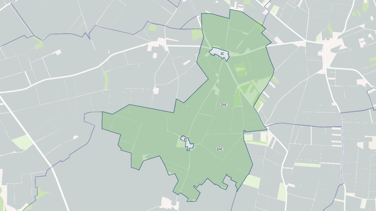 Aperçu cartographique de Roinvilliers, centré sur la commune