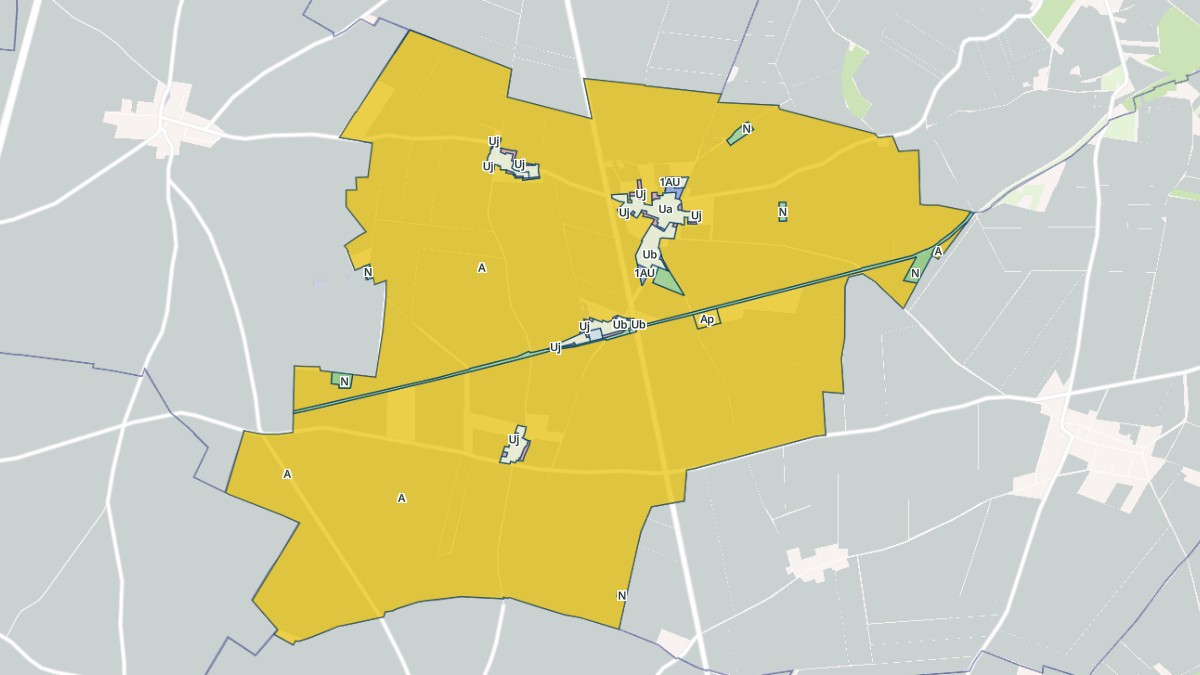 Aperçu cartographique de Saint-Escobille, centré sur la commune