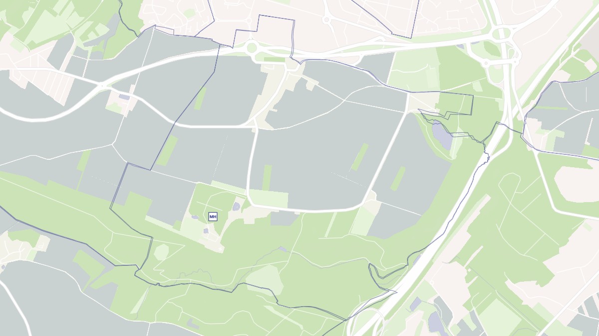 Aperçu cartographique de Saint-Jean-de-Beauregard, centré sur la commune