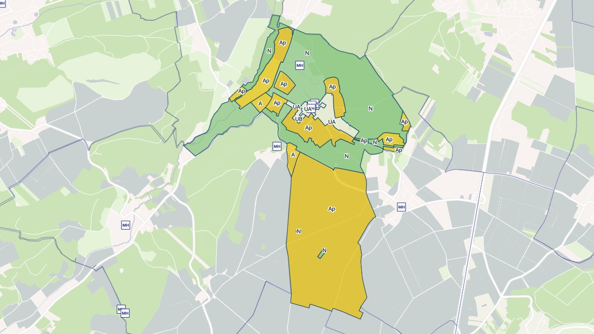 Aperçu cartographique de Saint-Sulpice-de-Favières, centré sur la commune