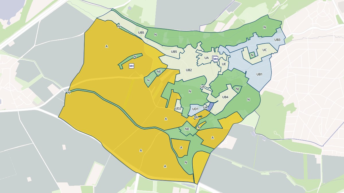 Aperçu cartographique de Vauhallan, centré sur la commune