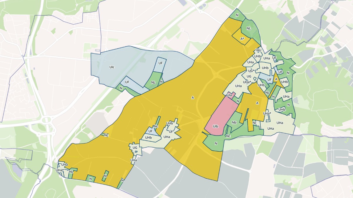 Aperçu cartographique de Villejust, centré sur la commune