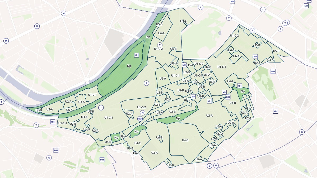 Aperçu cartographique de Issy-les-Moulineaux, centré sur la commune