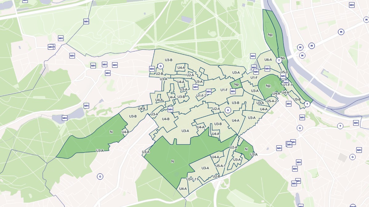 Aperçu cartographique de Sèvres, centré sur la commune