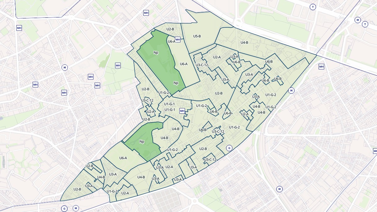 Aperçu cartographique de Vanves, centré sur la commune