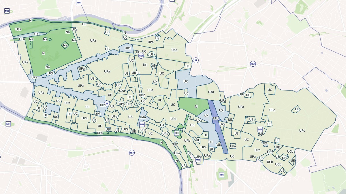 Aperçu cartographique de Champigny-sur-Marne, centré sur la commune