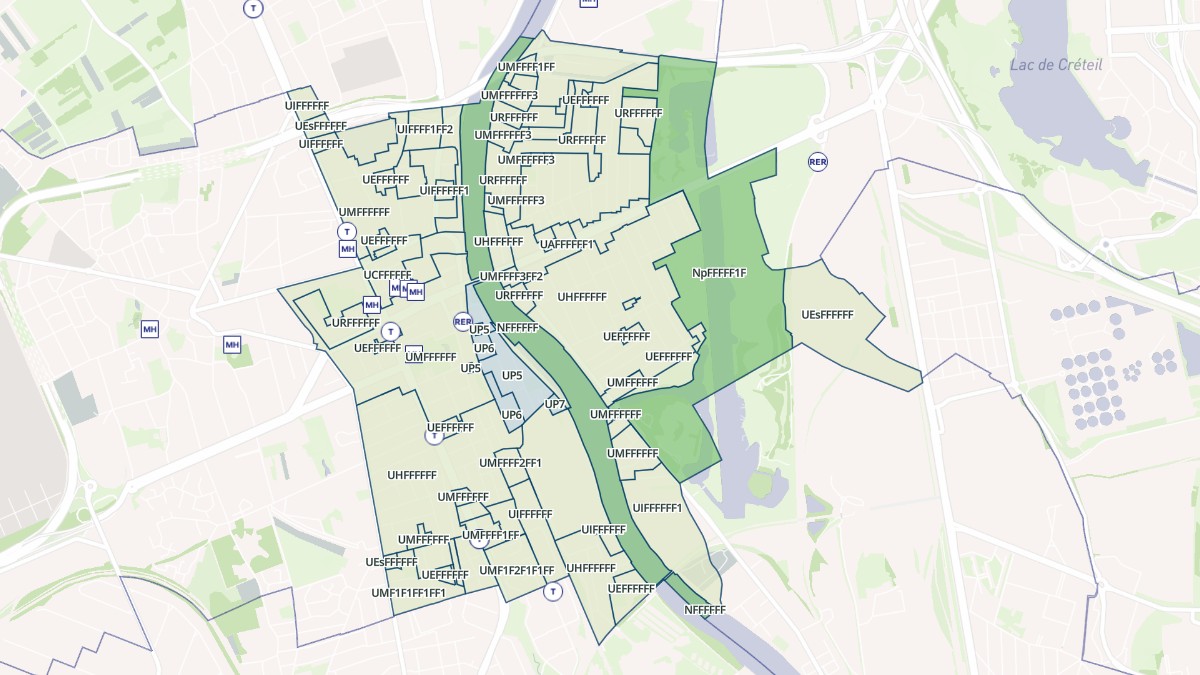 Aperçu cartographique de Choisy-le-Roi, centré sur la commune