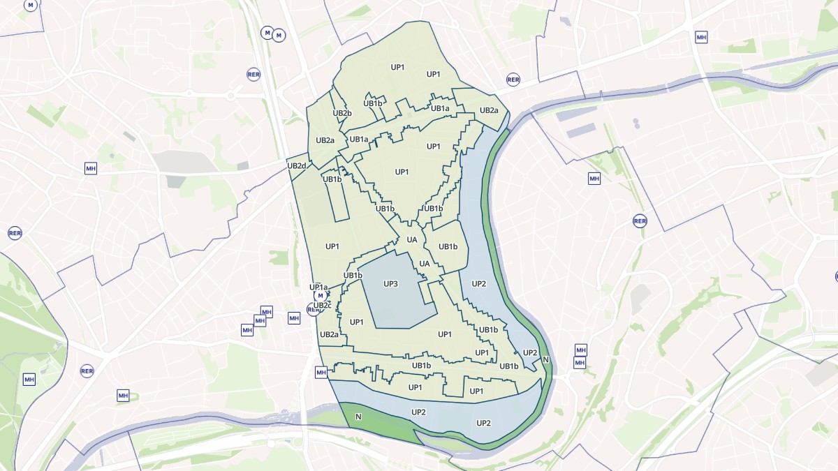 Aperçu cartographique de Le Perreux-sur-Marne, centré sur la commune