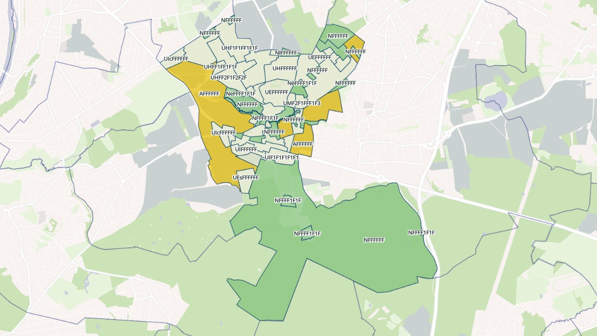Aperçu cartographique de La Queue-en-Brie, centré sur la commune