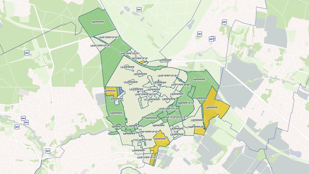 Aperçu cartographique de Villecresnes, centré sur la commune