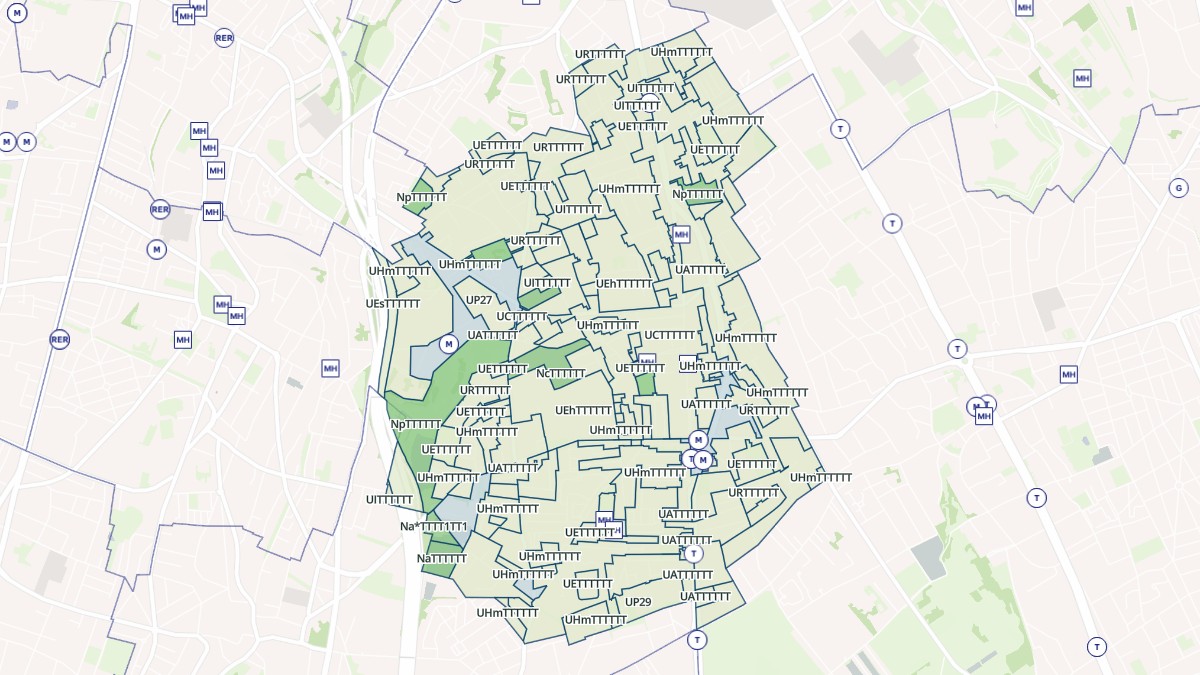 Aperçu cartographique de Villejuif, centré sur la commune