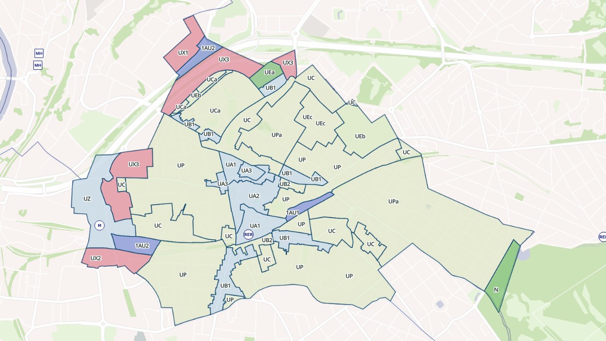 Aperçu cartographique de Villiers-sur-Marne, centré sur la commune