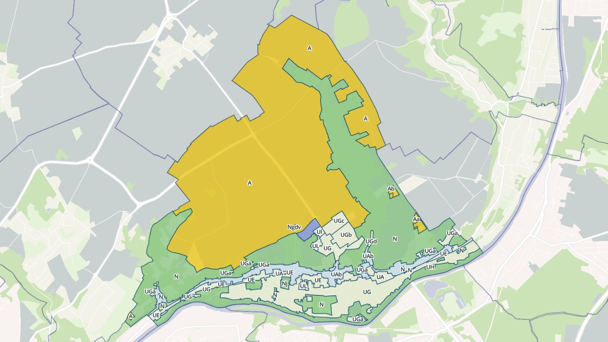 Aperçu cartographique de Auvers-sur-Oise, centré sur la commune